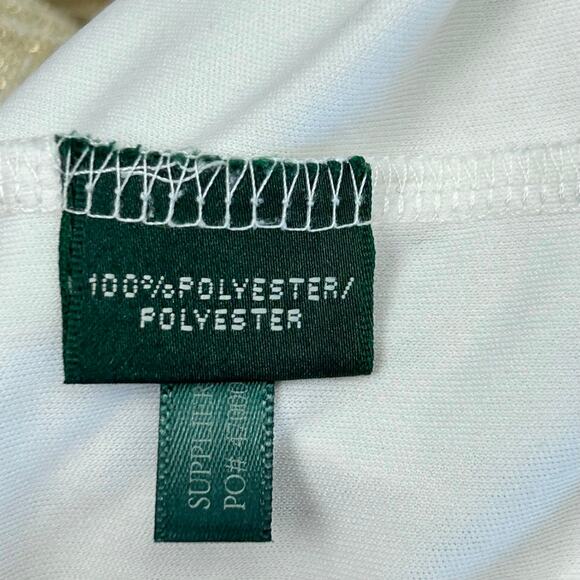 Lauren Ralph Lauren Stretch Pointelle-Knit Gold M Dress MSRP $295 - Picture 6 of 7